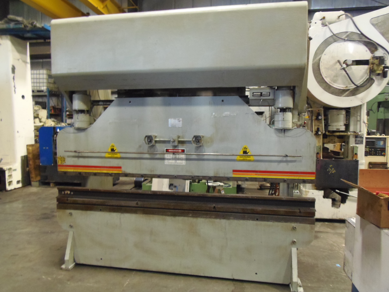 150 TON  DIACRO, HYDRAULIC PRESS BRAKE, 10' O.A. 8'6" BH, DUAL PALMS, FOOT SWITCH, FLUSH MOUNT, 1978