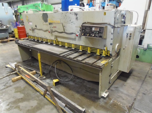 AMADA H-3065, HYDRAULIC SHEAR, 10' X 1/4", F.O.P.B.G. SQR ARM, ADJ. RAKE AND CLEARANCE