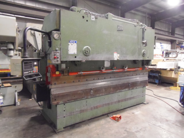 150 HTC 150G HYDRAULIC PRESS BRAKE, 12' O.A., 10'6"BH, DUAL PALMS, FOOT PEDAL, HURCO AUTO BEND 7