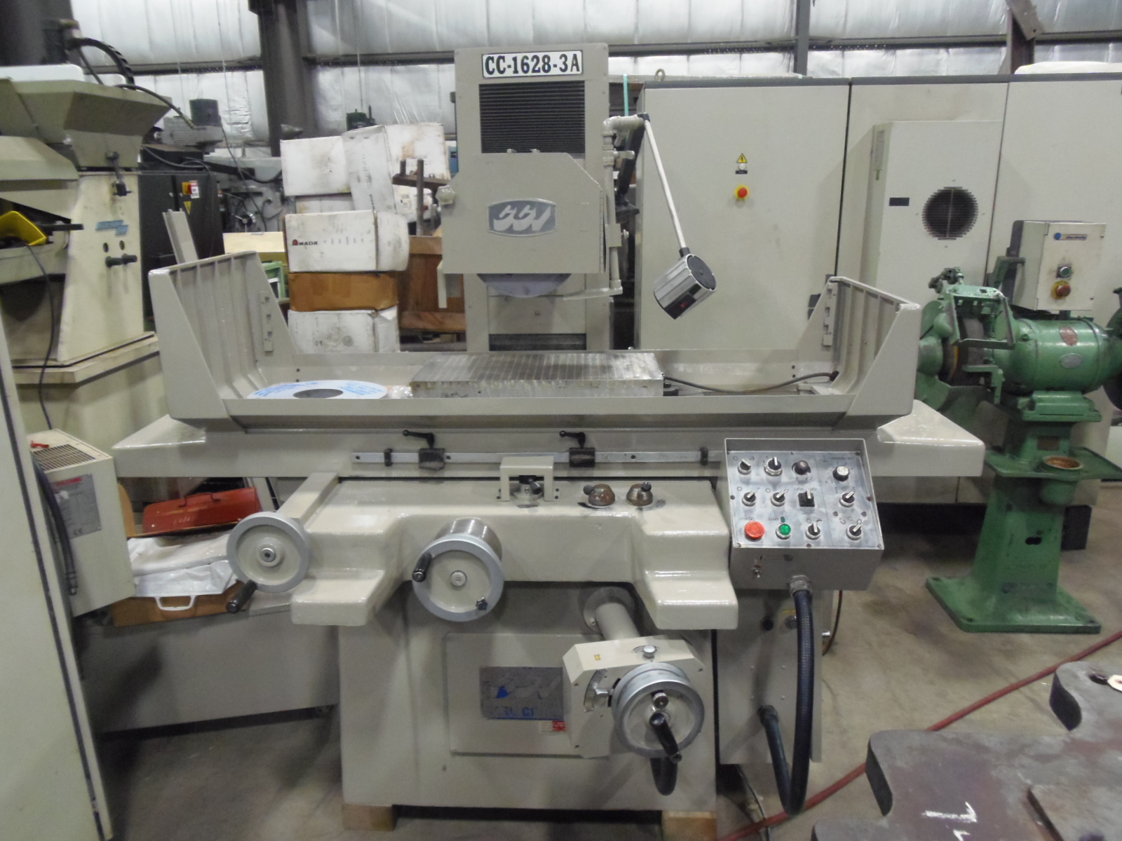 CCI (CITRON) 16 X 28 SURFACE GRINDER, AUTO DOWN, HYD. TABLE, COOLANT, MAG CHUCK WITH DEMAG