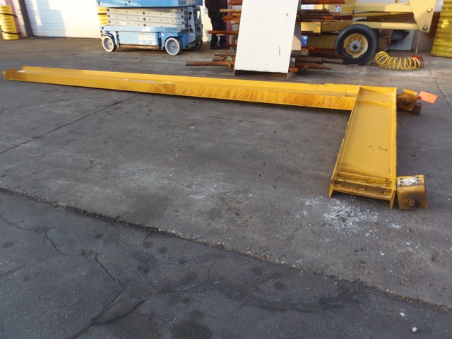 1600 LB CAPACITY, JIB CRANE, WALL MOUNTED,17' SPAN