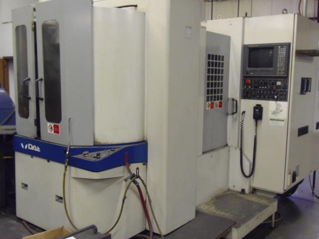 DAEWOO DMH-400, 15.75" DUAL PALLETS, 2000, 60 ATC, 40 TAPER, THRU SPINDLE, FANUC 16M, 1 DEGREE, 23.6 X 22 X 22
