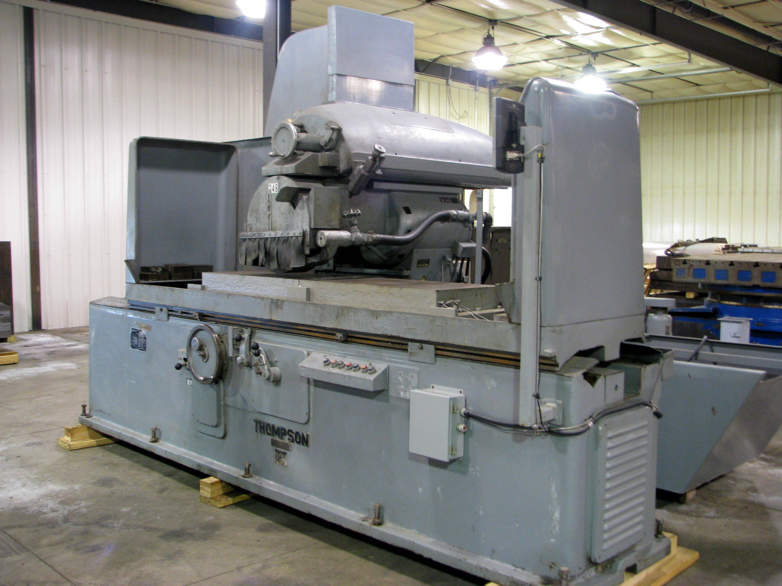 18" x 72" THOMPSON MODEL C, HORIZONTAL SPINDLE SURFACE GRINDER, 18" X 72" ELECTRO MAG CHUCK