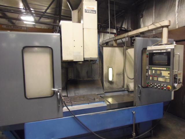 MAZAK V515/40, MAZATROL M-32B, 6000 RPM, 40 TAPER, 30 ATC, CHIP CONVEYOR, 20 X 40 TRAVELS