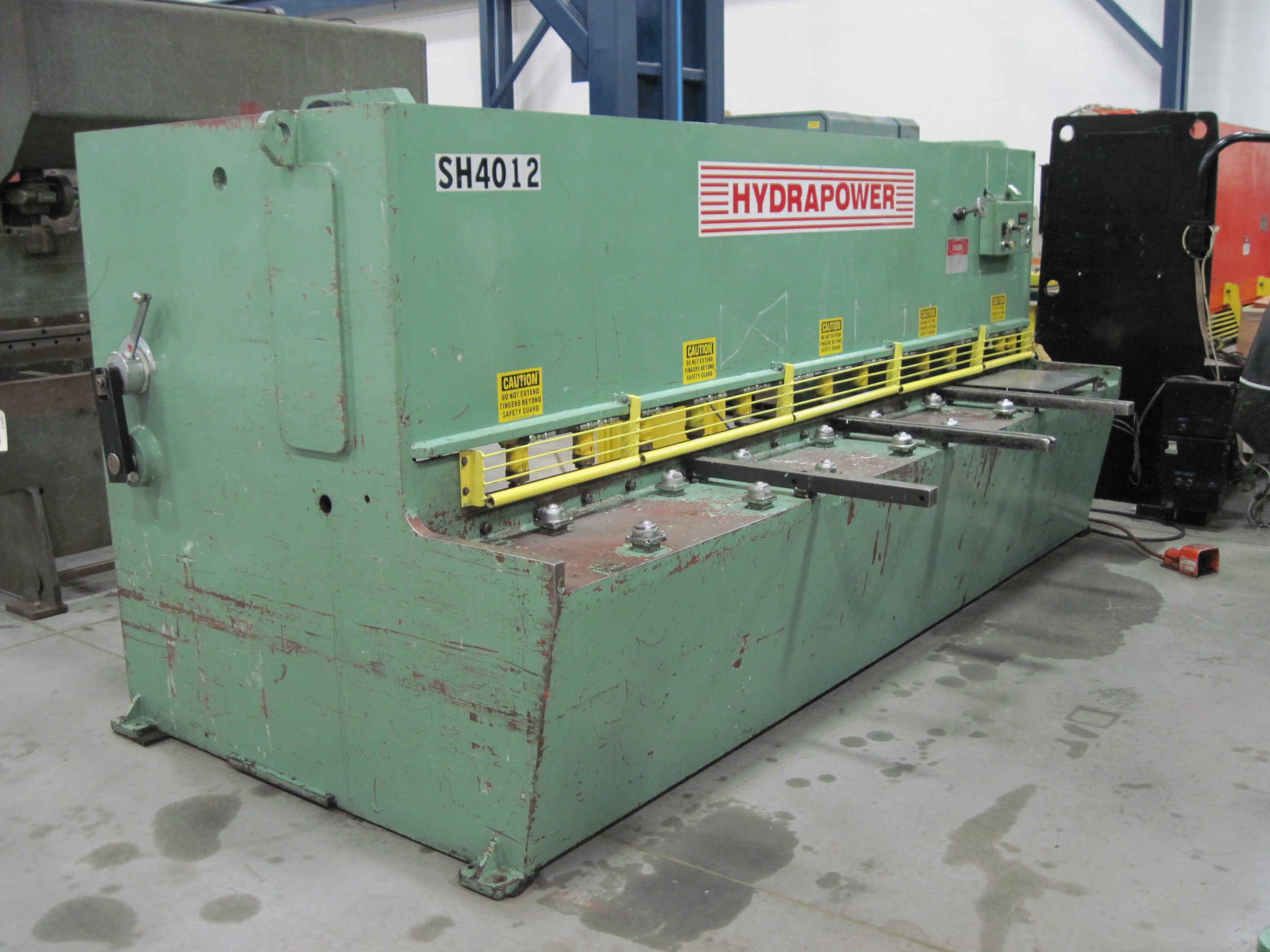 1/2" X 12' HYDRAPOWER, NEW 84/FACTORY REBUILD 2000, 48" FOBG, 6' SQ. ARM, HYD, FLUSH FLOOR