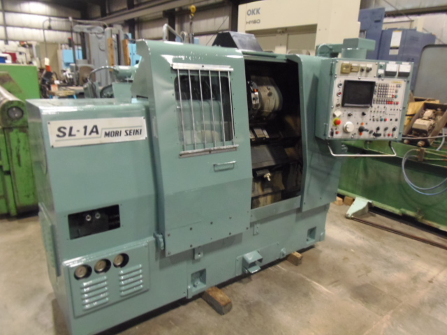 MORI SEIKI SL-1A, 16.5" SW,  10.8" LONG., 3.9" CROSS, 6" 3 JAW, 1.6" BORE, FANUC 6T,