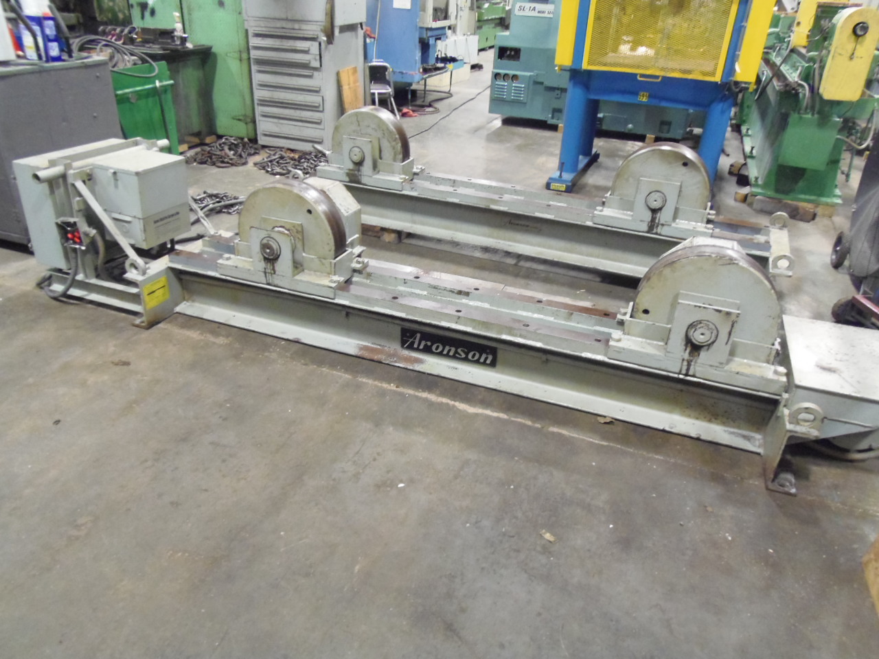 60 TON ARONSON, MODEL 3060, 8' TO 18' CAP., DRIVER AND IDLERS