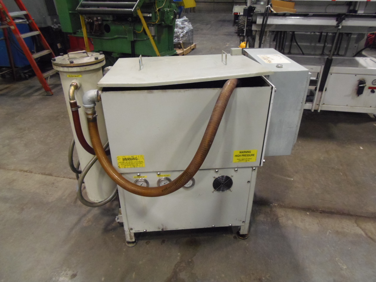 CHIPBLASTER J81000, HIGH PRESSURE, HIGH VOLUME COOLANT DELIVERY SYSTEM, 1000 PSIG, 8 GPM, 48 GAL.