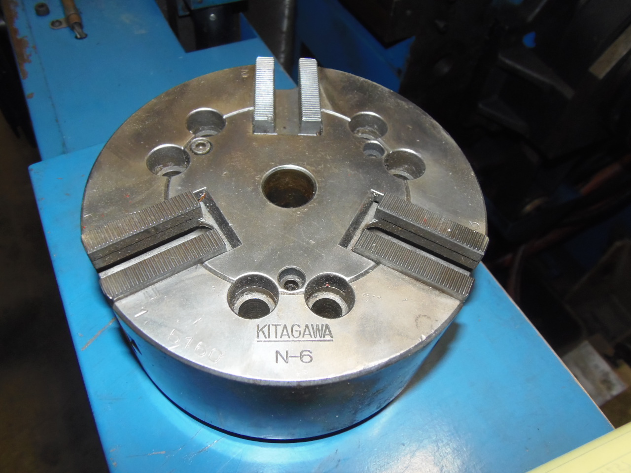 6 INCH KITAGAWA MODEL N6 3 JAW POWER CHUCK.