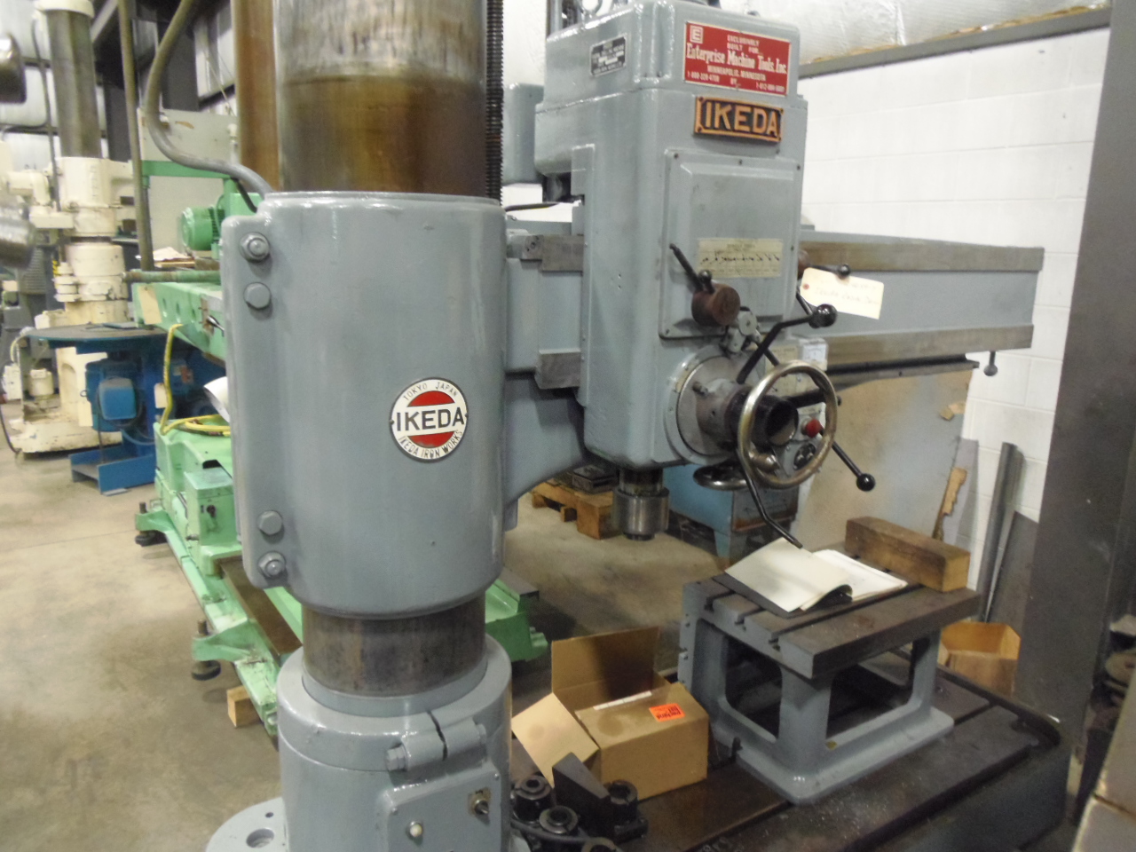 5' X 13" IKEDA MDL RM-1575, #5 MORSE, 7.5 HP, (12) SPNDL SPDS 30-1500 RPM, BOX TBL 19"x27"x16", 1978