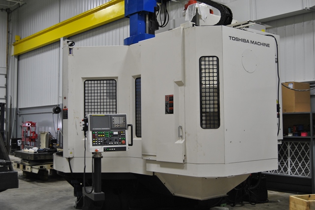 TOSHIBA MODEL TUE-200 CNC VERTICAL BORING AND TURNING MILL, FANUC SERIES 0i T, 2011