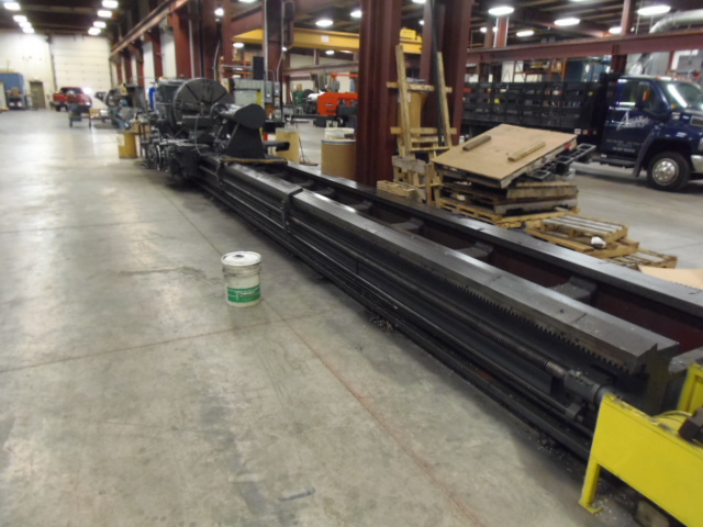 48" X 360" NILES, 28.5" CS, 4.5-210 RPM, RAPIDS, NEW 2 AXIS SONY DRO, 60 HP, NEW ELECTRICS, S.R., 48" 4J CHUCK, POWER COMPOUND, RUNS GREAT