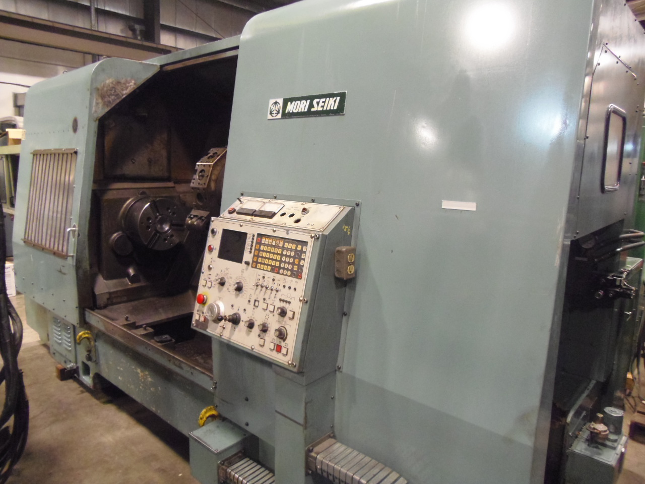MORI SEIKI SL-7A, YASNAC 2000 CONTROL, 35" x 61", TAILSTOCK, 50 HP, 1800 RPM,  15" HYD CHUCK, 1981