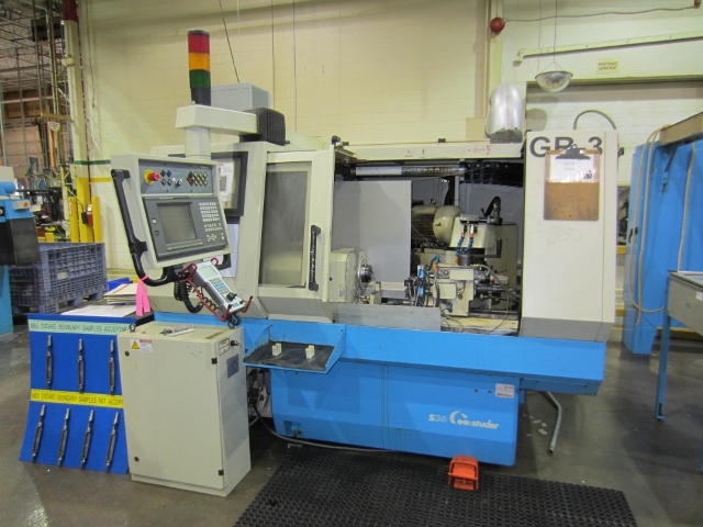 STUDER S36, 2001, GAUGING, FLAGGING, AUTO BALANCE, 30 DEGREE ANGLEHEAD, CYCLOTRON COOLANT/FILTRATION, FANUC 16TB WITH PICTOGRAMMING 