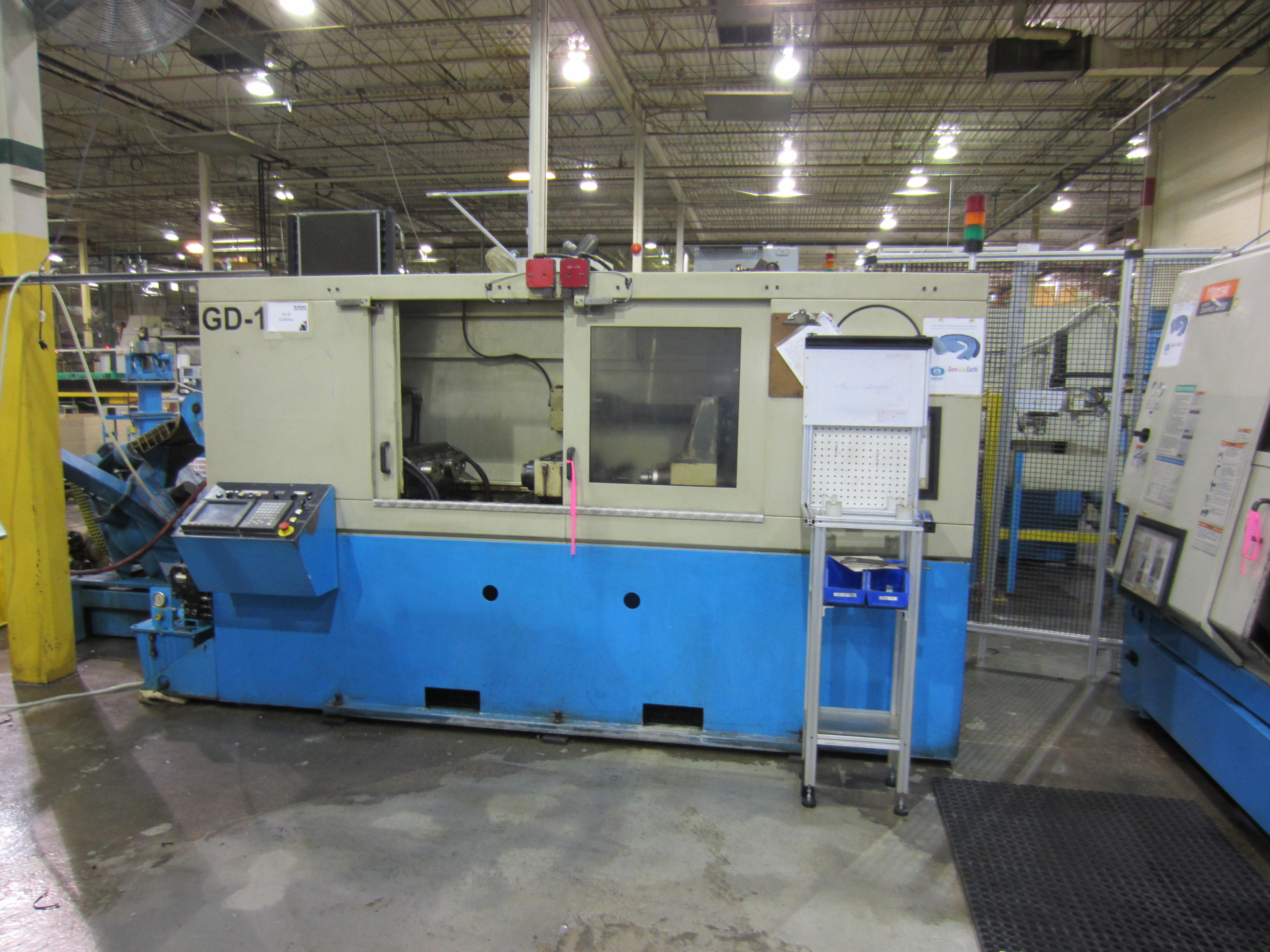 MOLLART 4 SPINDLE DRILLSPRINT, 2001, 500MM STR., 12 MM DIA., COUNTER ROTATION, CNC, 0-6,000 RPM, FANUC POWERMATE, DESIGNED FOR OVERHEAD GANTRY