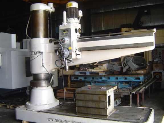 8' x 19" OOYA MDL RE3-2000, #6 MORSE TAPER, 10 HP, 1981, BOX TABLE, TAPPING, 20-2180 RPM