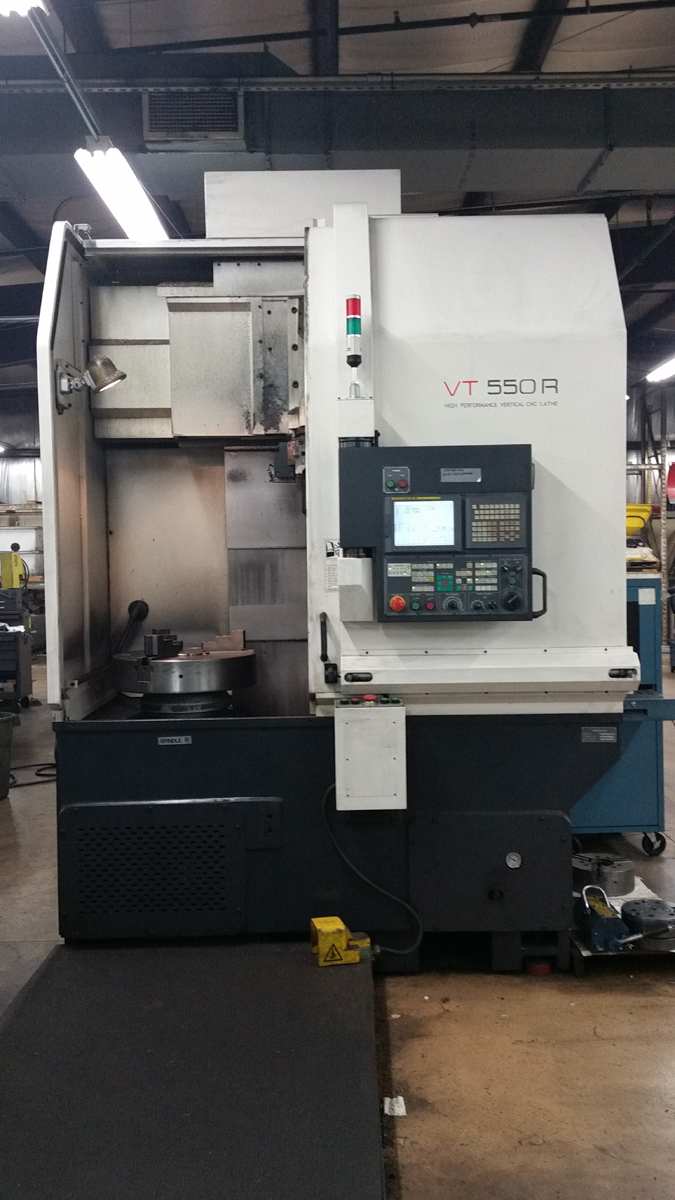 HWACHEON VT-550R, FANUC 18i-TB, 2006, 700 HOURS OF USE!, 32.83" SWING, 15-2100 RPM, 24" CHUCK, 60 HP