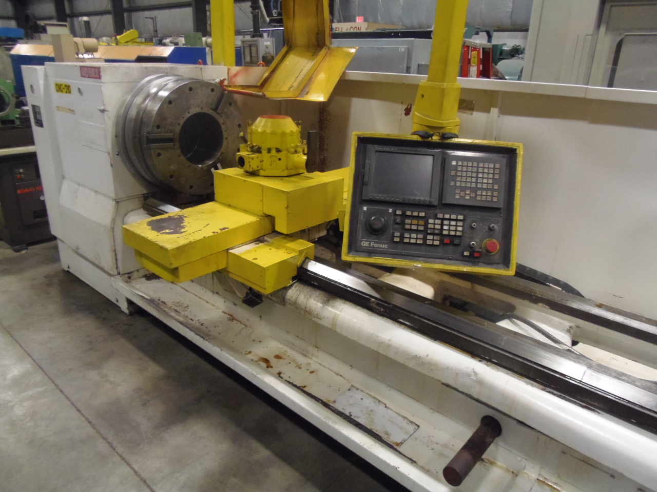 HERCULES, NEW 2000, 12.25" BORE, SMW 24.8" AIR CHUCK WITH 12.2" BORE, FANUC 18iTB CONTROL, 8 POS. TURRET 