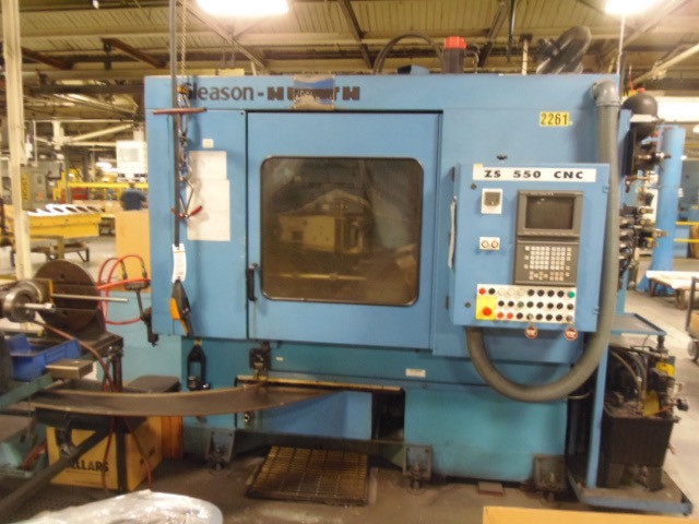 GLEASON-HURTH ZS-550 CNC GEAR SHAVING MACHINE, 5 AXIS, FANUC 16 CONTROL, MISC. TOOLING, 1999