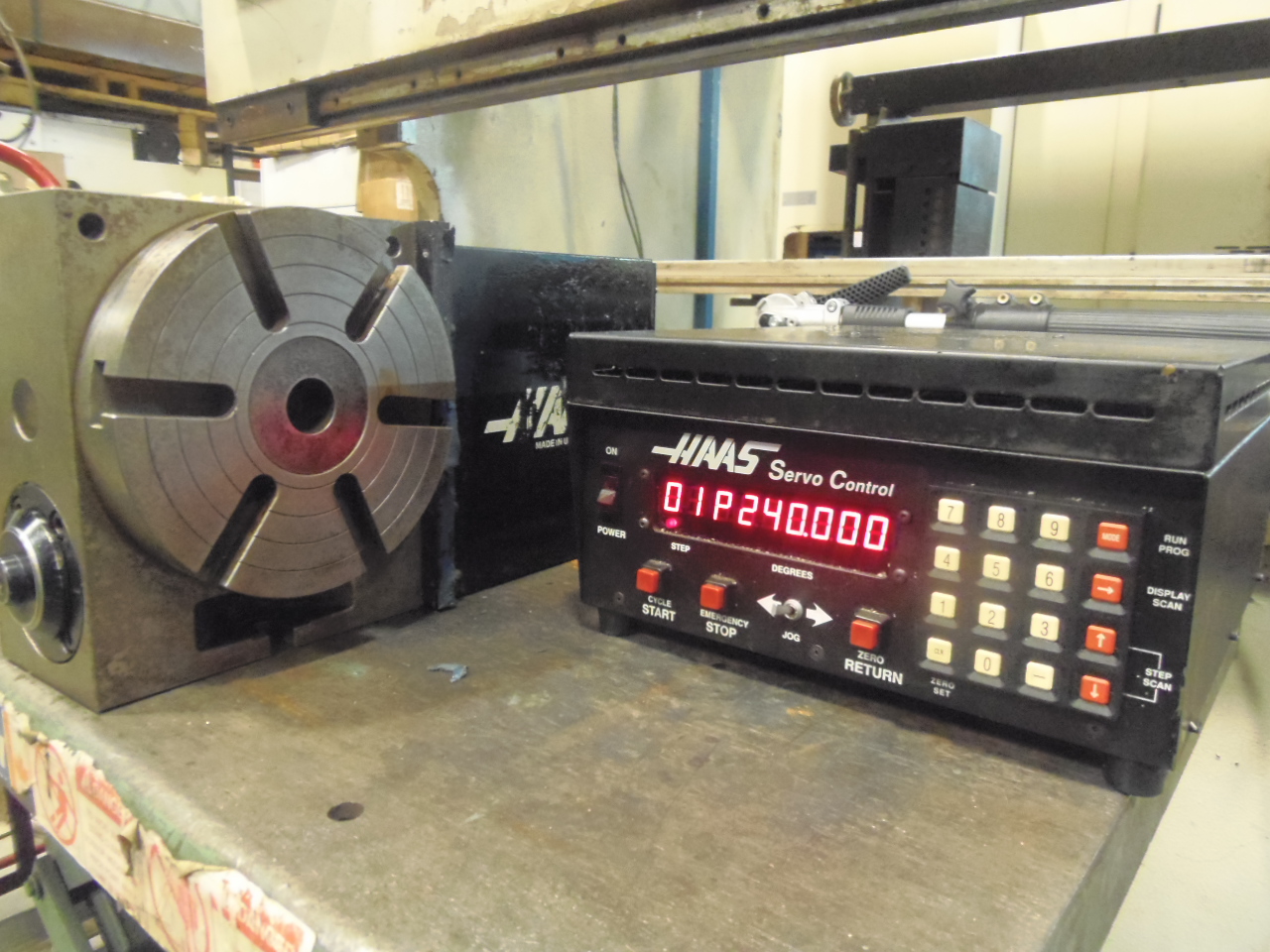 HAAS HRT-7, ROTARY INDEX TABLE, 7" TABLE, CONTROL