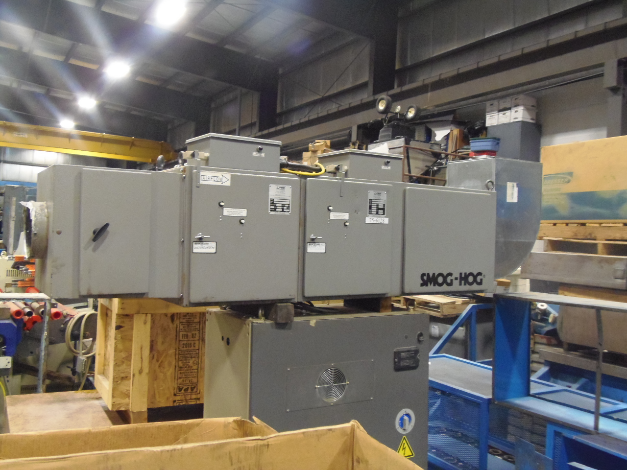 1000 CFM SMOG HOG OIL MIST COLLECTOR, MODEL SH-10-PE-H, MODEL SH-10-XB, 2000
