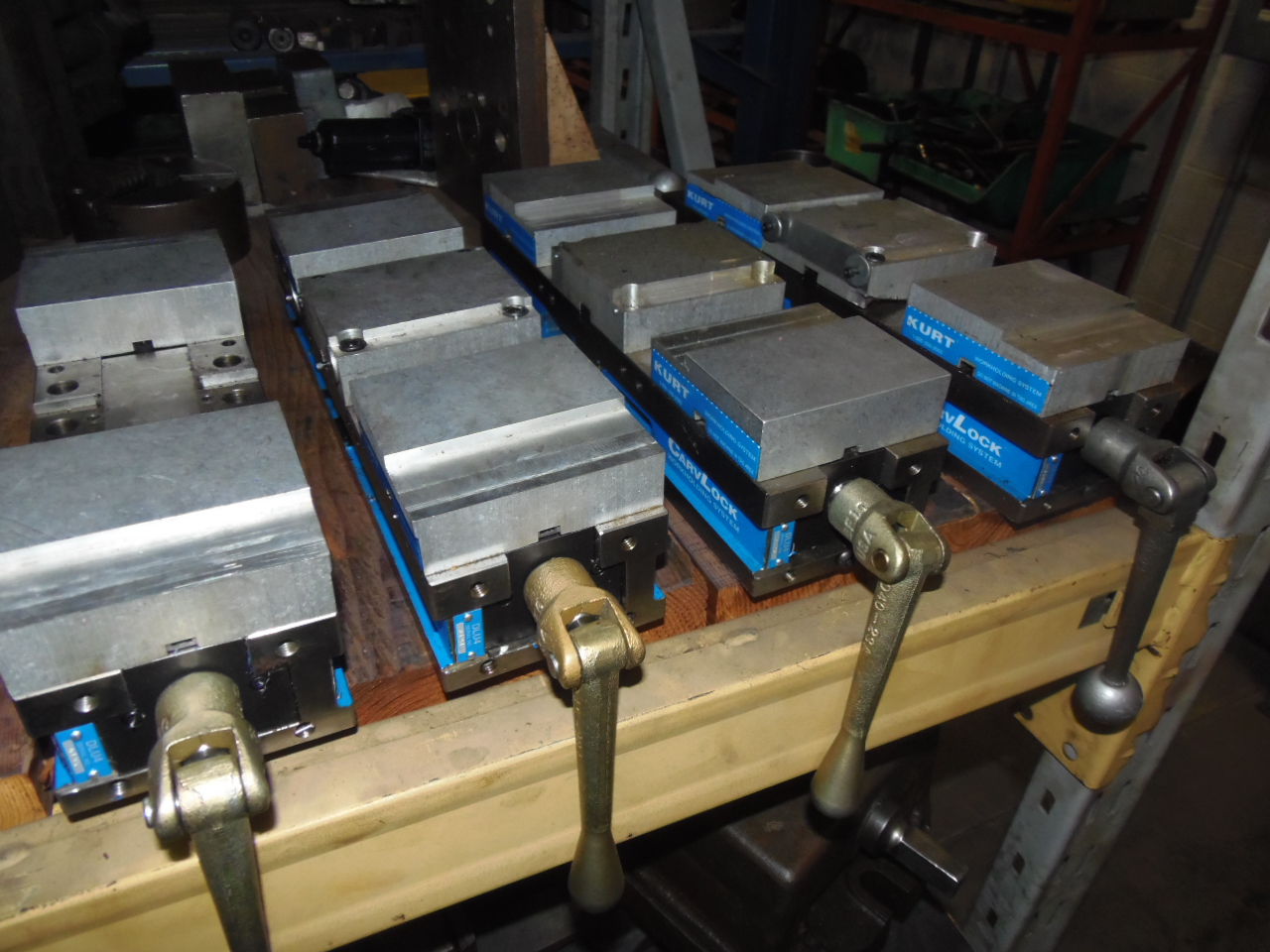 4" KURT CARVLOCK VISE, MODEL DLU4, JAW KIT, UNUSED, 4 AVAILABLE