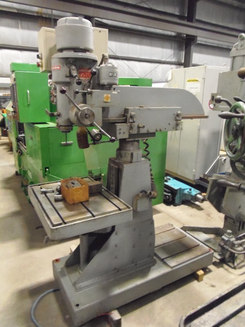2 1/2' X 6" JOHANSSEN, RAM TYPE, SWIVEL HEAD, 105 - 1200 RPM, POWER FEED