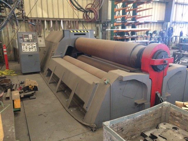 10' x 1 1/2" MALCO, MODEL No. CLI-HY 4R CNC, 4 ROLLS, FAGOR CONTROL, NEW 1994