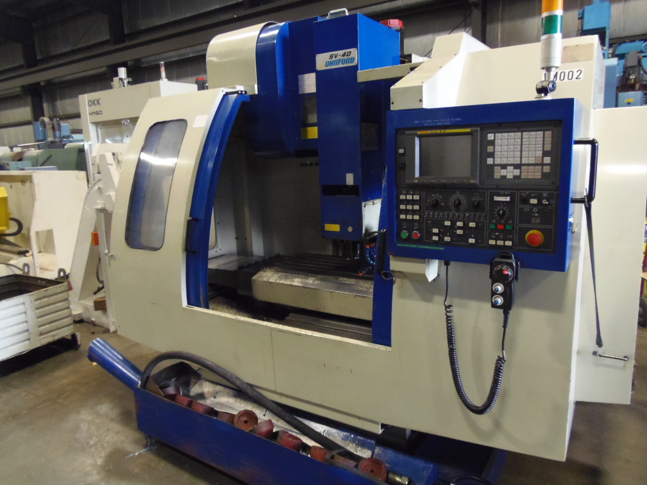 JOHNFORD SV-40, 20/40/24", 8,000 RPM, 40 TAPER, FANUC 18MC, 2001