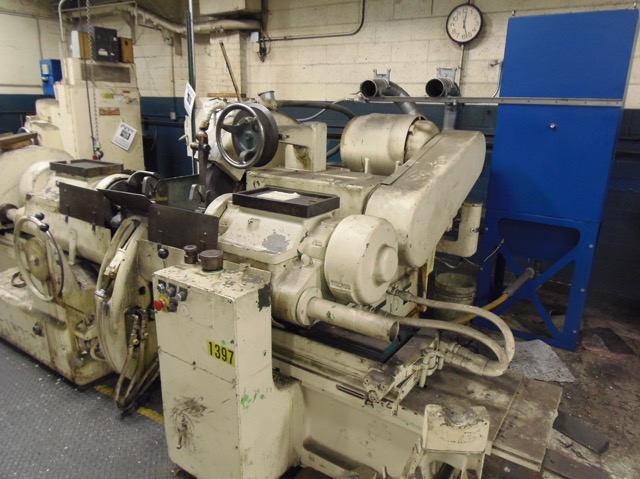 LANDIS 16" X 36" CRANKPIN GRINDER, 42" WHEEL, POT CHUCKS